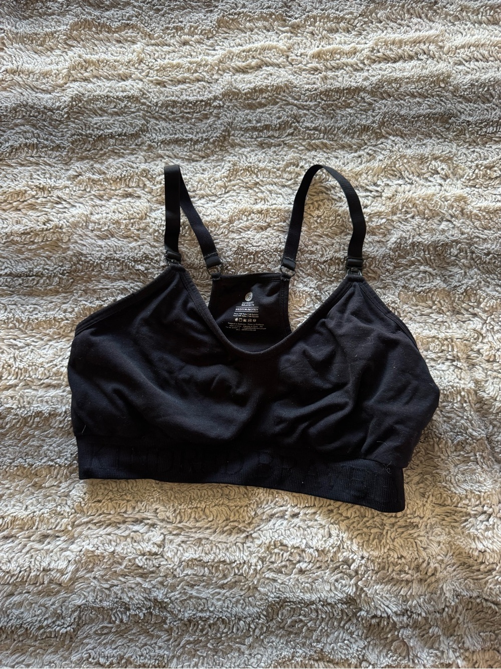 Kindred Bravely Black Nursing / Pumping Bra